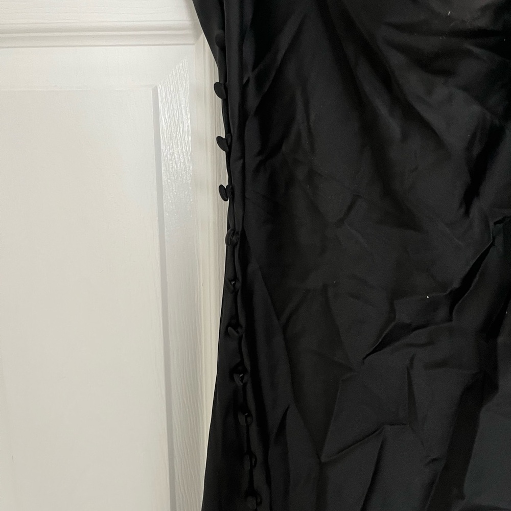 Zara black satin dress - Picture 4 of 4